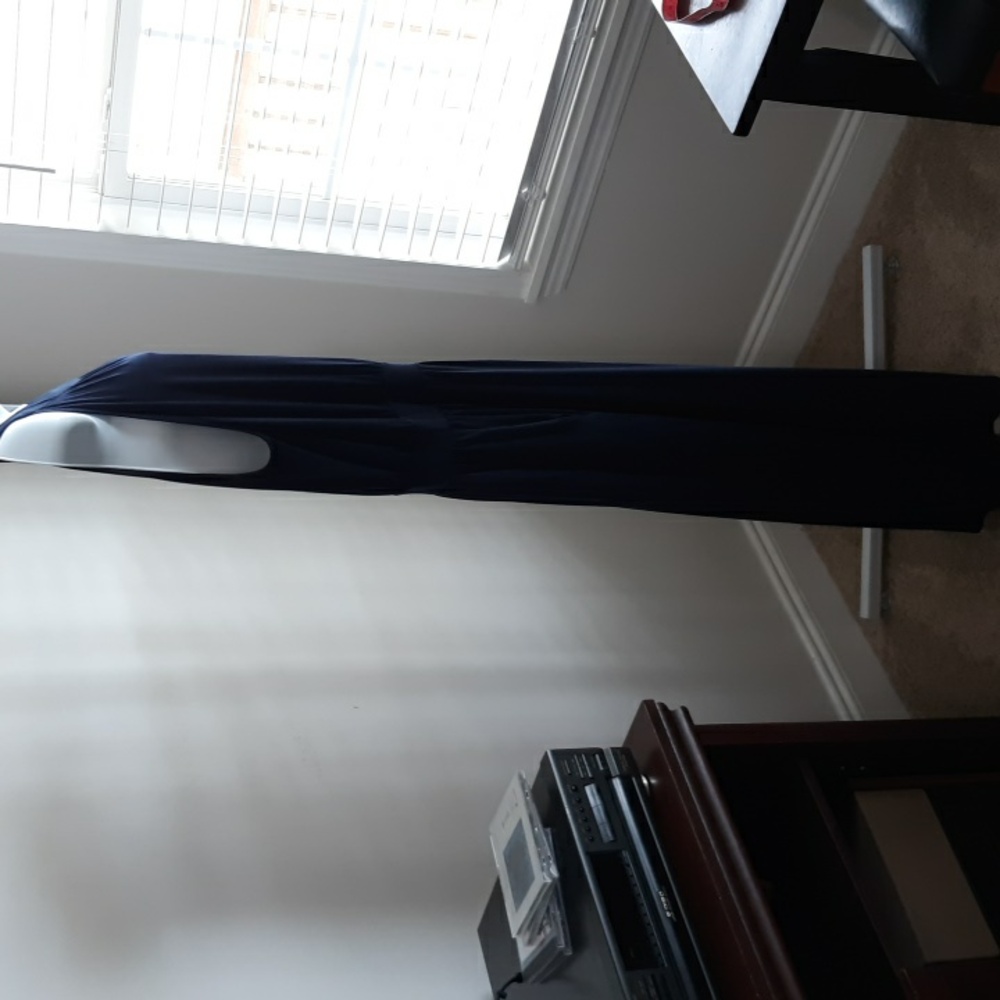 New York & Co. Navy Blue Maxi Dress Size XL - Picture 2 of 10